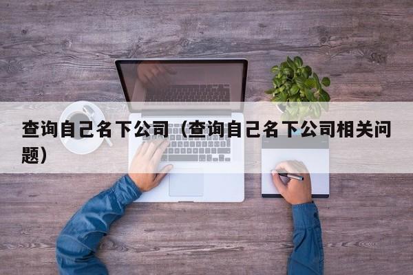 查询自己名下公司（查询自己名下公司相关问题）