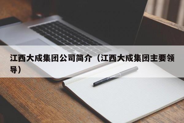 江西大成集团公司简介（江西大成集团主要领导）