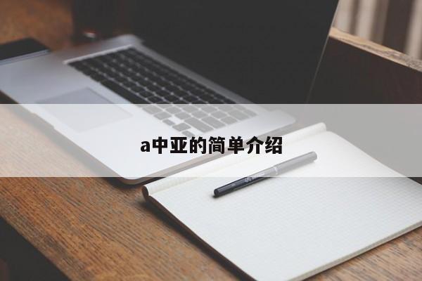 a中亚的简单介绍