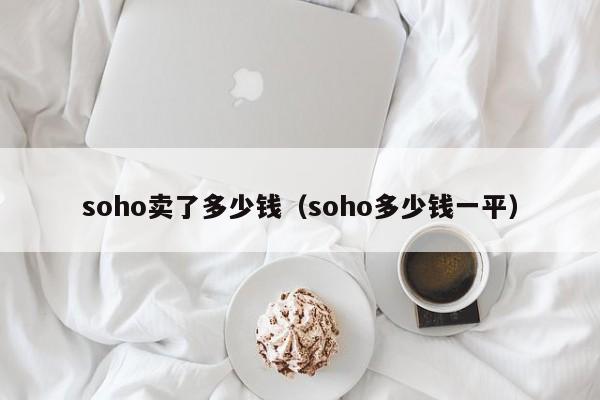 soho卖了多少钱（soho多少钱一平）